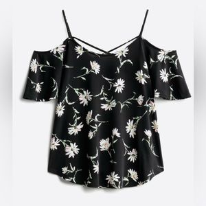 Valette Back Detail Cold Shoulder Knit Top